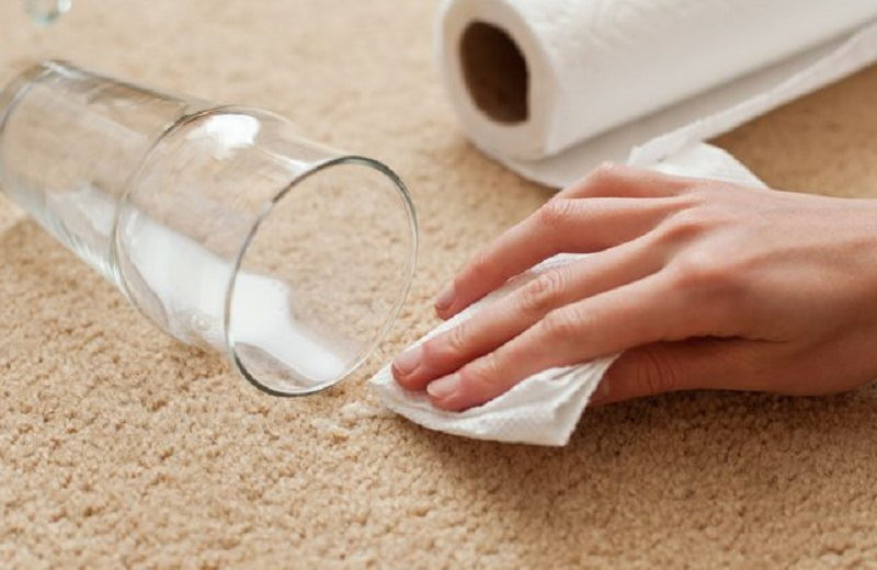 How to Clean Spilled Milk From Your Carpet